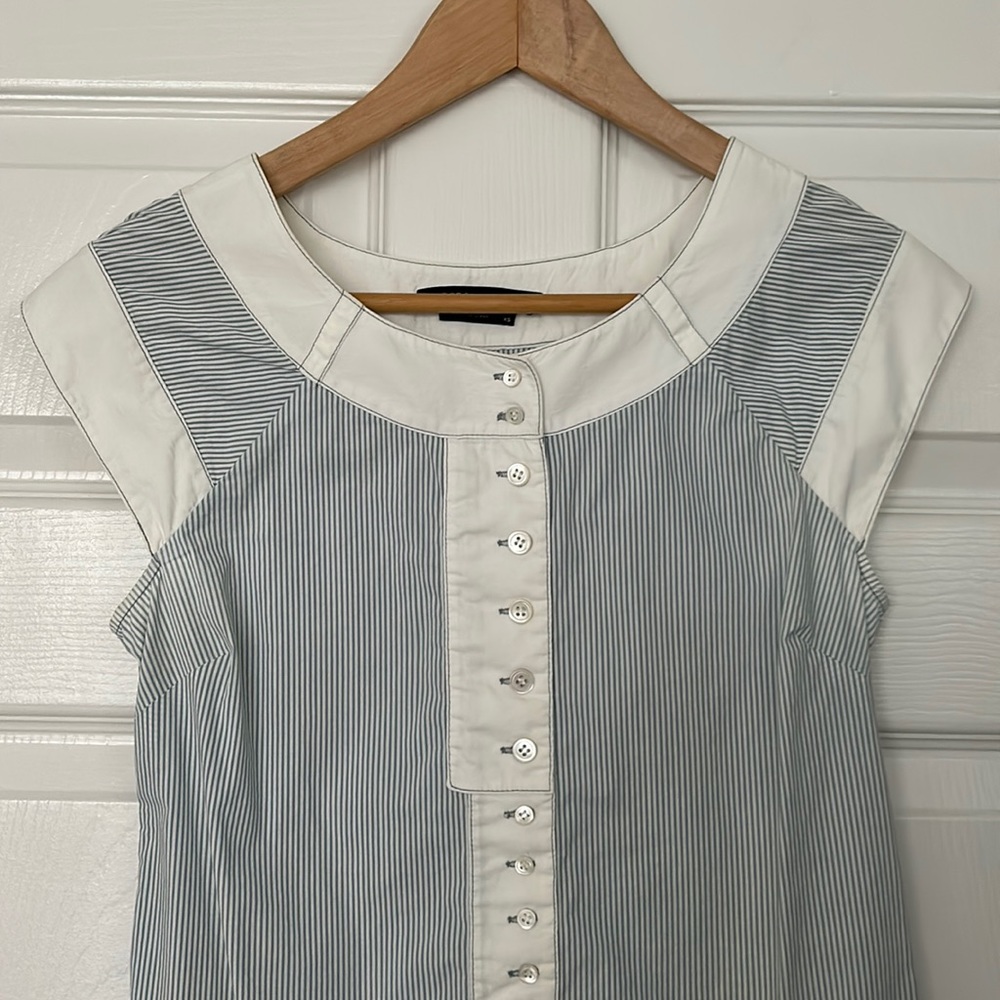 BCBGMaxAzria Striped Blouse XS - Picture 2 of 9
